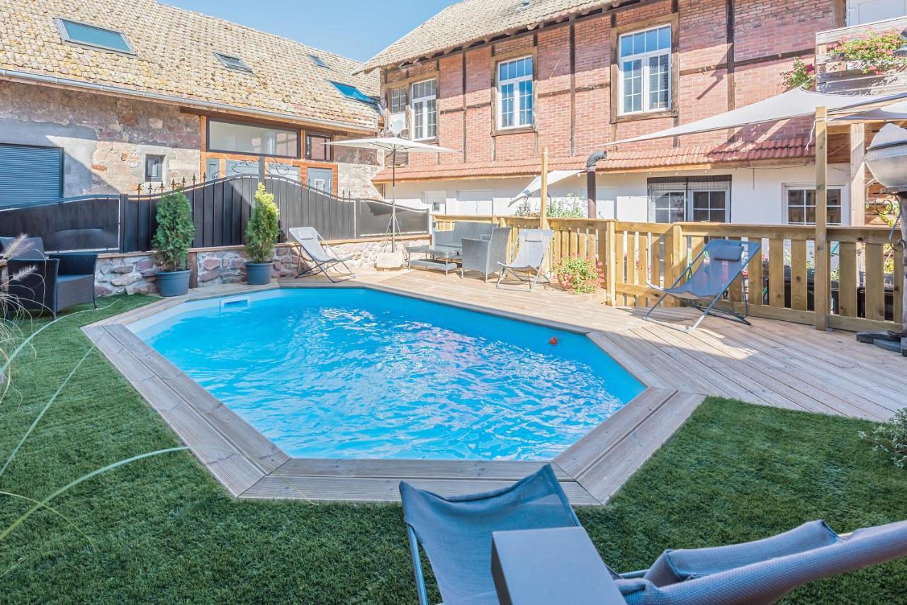 Domaine La Grange Ungersheim - Gite La Grange 5 Etoiles Exterior foto